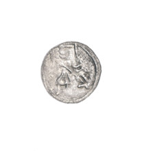 Denarius of Boleslaw III Krzywousty (prince of Poland; r. 1107–1138). Obverse: in a beaded border,