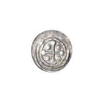 denarius, Boleslaw III Krzywousty (prince of Poland; 1086–1138), allegories, equal-armed cross,