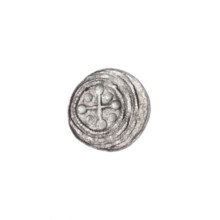 denarius, Boleslaw III Krzywousty (prince of Poland; 1086–1138), equal-armed cross, crosses,