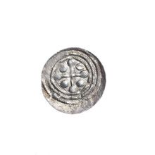 denarius, Boleslaw III Krzywousty (prince of Poland; 1086–1138 / reign 1107–1138), allegories,