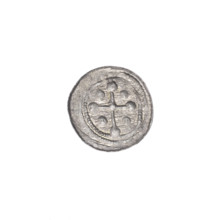 denarius, Boleslaw III Krzywousty (prince of Poland; 1086–1138), allegories, equal-armed cross,