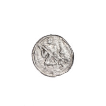 denarius, Boleslaw III Krzywousty (prince of Poland; 1086–1138), allegories, spearhead (issue