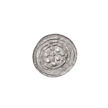 denarius, Boleslaw III Krzywousty (prince of Poland; 1086-1138), allegories, equal-armed cross,