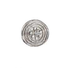 denarius, Boleslaw III Krzywousty (prince of Poland; 1086–1138), allegories, equal-armed cross,