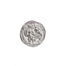 denarius, Boleslaw III Krzywousty (prince of Poland; 1086–1138), allegories, spearhead (issue