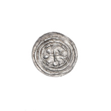 denarius, Boleslaw III Krzywousty (prince of Poland; 1107–1138), allegories, equal-armed cross,