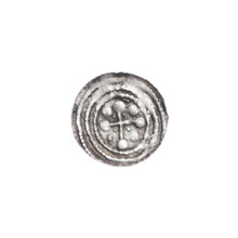 Denarius, Boleslaw III Krzywousty (prince of Poland; 1107–1138). Obverse: in the beaded border, a