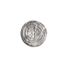 denarius, Boleslaw III Krzywousty (prince of Poland; 1086–1138), allegories, spearhead (issue
