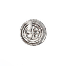 denarius, Boleslaw III Krzywousty (prince of Poland; 1086–1138), allegories, equal-armed cross,