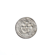denarius, Boleslaw III Krzywousty (prince of Poland; 1086–1138), allegories, spearhead (issue