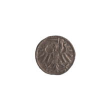Gdansk denarius of Sigismund I the Old (King of Poland; reign 1506–1548). Obverse: in the border