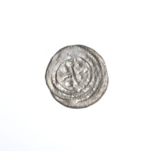 denarius, Boleslaw III Krzywousty (prince of Poland; 1107–1138), allegories, equal-armed cross,