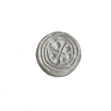 denarius, Boleslaw III Krzywousty (prince of Poland; 1086–1138), allegories, spearhead (issue
