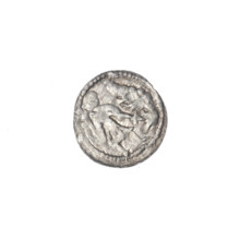 Denarius of Boleslaw III Krzywousty (prince of Poland; ca. 1107–1138). Romanesque-style medieval