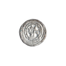 denarius, Boleslaw III Krzywousty (prince of Poland; 1086–1138), allegories, equal-armed cross,