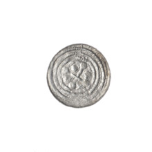 Denarius, Boleslaw III Krzywousty (prince of Poland; ca. 1125–1138). Obverse: in beaded border, a