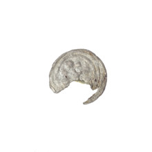Denarius of Boleslaw III Krzywousty (prince of Poland; 1107–1138). Obverse: within a beaded border,