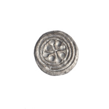 denarius, Boleslaw III Krzywousty (prince of Poland; 1086–1138), allegories, equal-armed cross,