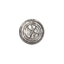 denarius, Boleslaw III Krzywousty (prince of Poland; 1107–1138), allegories, equal-armed cross,