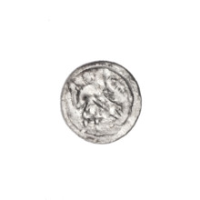 Denarius of Boleslaw III Krzywousty (Prince of Poland; reign 1107–1138). Obverse: in the beaded