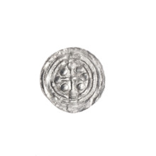 denarius, Boleslaw III Krzywousty (Prince of Poland; 1107–1138), allegories, equal-armed cross,