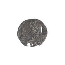 Lithuanian denarius, Sigismund II Augustus (King of Poland; 1544–1572); emblems of the Jagiellon