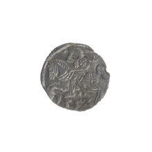 Lithuanian denarius, Sigismund II Augustus (King of Poland; 1544–1572); emblems of the Jagiellon