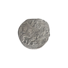Lithuanian denarius, Sigismund II Augustus (King of Poland; 1544–1572); emblems of the Jagiellons