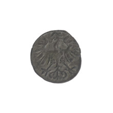 Lithuanian denarius, Sigismund II Augustus (King of Poland; 1544–1572); emblems of the Jagiellons