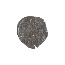 Lithuanian denarius, Sigismund II Augustus (King of Poland; 1544–1572); emblems of the Jagiellon