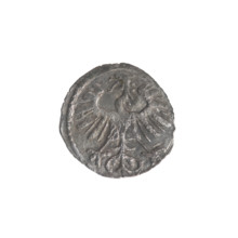 Lithuanian denarius, Sigismund II Augustus (King of Poland; 1544–1572); emblems of the Jagiellon