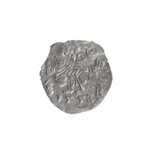 Lithuanian denarius, Sigismund II Augustus (King of Poland; 1544–1572); emblems of the Jagiellon