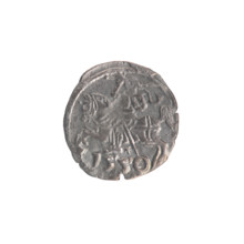 Lithuanian denarius, Sigismund II Augustus (King of Poland; 1544–1572); emblems of the Jagiellon
