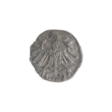 Lithuanian denarius, Sigismund II Augustus (King of Poland; 1544–1572); emblems of the Jagiellon