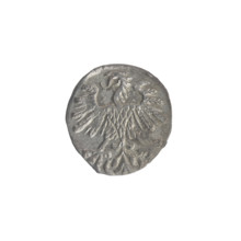 Denarius of Sigismund II Augustus (King of Poland, 1544–1572). Silver coin (Grand Duchy of