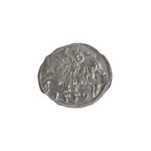 Lithuanian denarius, Sigismund II Augustus (King of Poland; 1544–1572); emblems of the Jagiellon