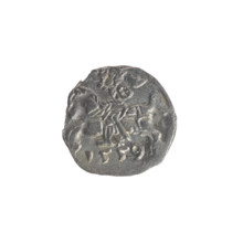 Lithuanian denarius, Sigismund II Augustus (King of Poland; 1544–1572); emblems of the Jagiellons