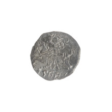Lithuanian denarius, Sigismund II Augustus (King of Poland; 1544–1572); emblems of the Jagiellons