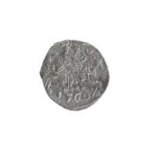 Lithuanian denarius, Sigismund II Augustus (King of Poland; 1544–1572); emblems of the Jagiellon