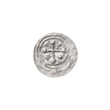 denarius, Boleslaw III Krzywousty (prince of Poland; 1086–1138), Romanesque style, ca. 1125–1138,