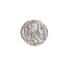 Denarius of Boleslaw III Krzywousty (prince of Poland; ca. 1107–1138). Obverse: in a beaded border,