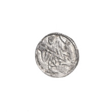 denarius, Boleslaw III Krzywousty (prince of Poland; 1086–1138), allegories, chainmail, equal-armed