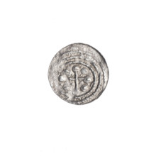 Denarius, Boleslaw III Krzywousty (prince of Poland; ca. 1086–1138). Obverse: in a linear border, a