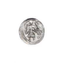denarius, Boleslaw III Krzywousty (Prince of Poland; 1107–1138), allegories, equal-armed cross,