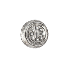 denarius, Boleslaw III Krzywousty (Prince of Poland; 1107–1138), allegories, equal-armed cross,