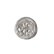 denarius, Boleslaw III Krzywousty (prince of Poland; 1086–1138), allegories, equal-armed cross