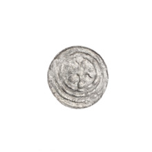 Denarius, Boleslaw III Krzywousty (prince of Poland; 1086–1138). Obverse: in a beaded border, a