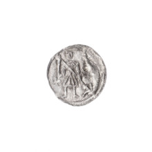 Denarius, Boleslaw III Krzywousty (prince of Poland; 1086–1138). Obverse: in a beaded border, a