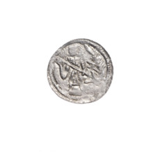 denarius, Boleslaw III Krzywousty (prince of Poland; 1107–1138), allegories, equal-armed cross,