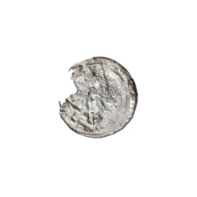 Denarius of Boleslaw III Krzywousty (prince of Poland; 1107–1138). Obverse: in a linear border, a